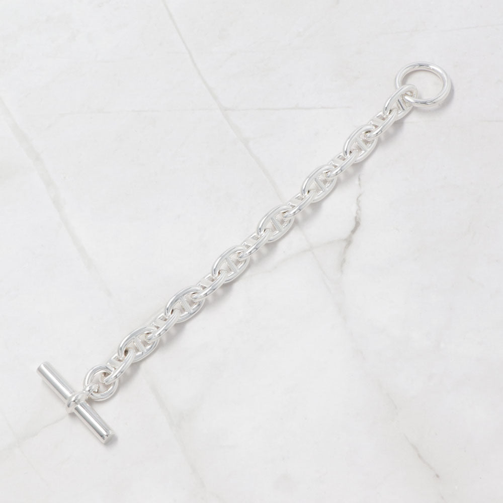 HERMES シェーヌダンクル MM ブレスレット シルバー925