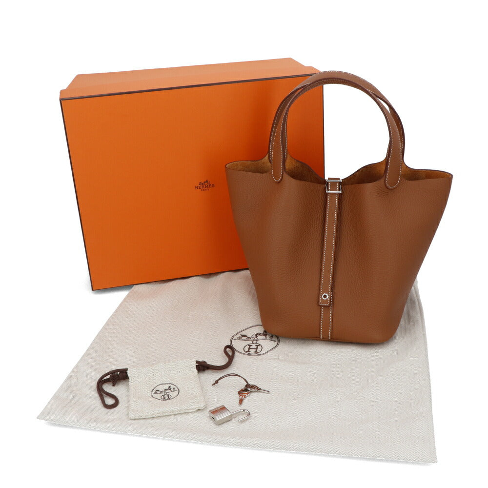 エルメス ピコタンロックMM ゴールド シルバー金具