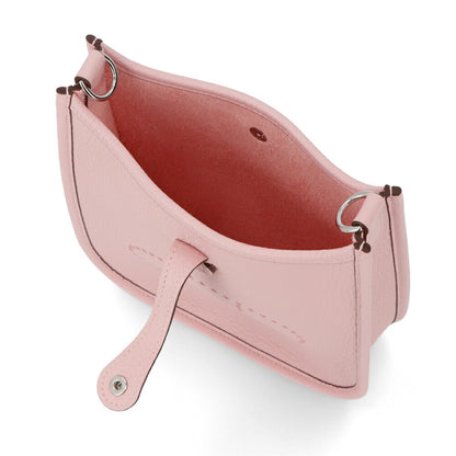 エルメス HERMES バッグ エヴリン エブリン TPM 16 ミニ アマゾン バンドリエール ローズサクラ ライト ピンク 薄ピンク シルバー金具 トリヨンクレマンス W刻印 レディース ショルダーバッグ 定番 シンプル