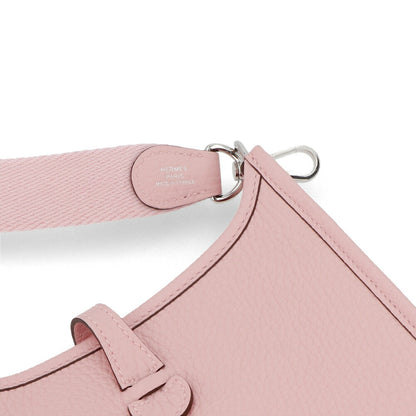 エルメス HERMES バッグ エヴリン エブリン TPM 16 ミニ アマゾン バンドリエール ローズサクラ ライト ピンク 薄ピンク シルバー金具 トリヨンクレマンス W刻印 レディース ショルダーバッグ 定番 シンプル