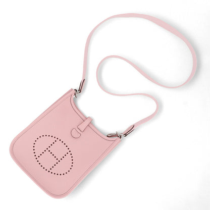 エルメス HERMES バッグ エヴリン エブリン TPM 16 ミニ アマゾン バンドリエール ローズサクラ ライト ピンク 薄ピンク シルバー金具 トリヨンクレマンス W刻印 レディース ショルダーバッグ 定番 シンプル