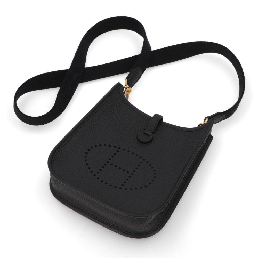 HERMES エヴリンTPM ブラック ゴールド金具 トリヨンクレマンス