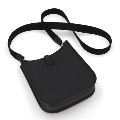 HERMES エヴリンTPM ブラック ゴールド金具 トリヨンクレマンス