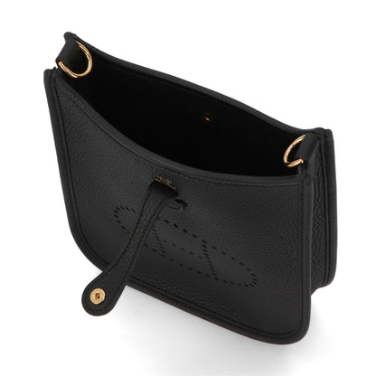 HERMES エヴリンTPM ブラック ゴールド金具 トリヨンクレマンス