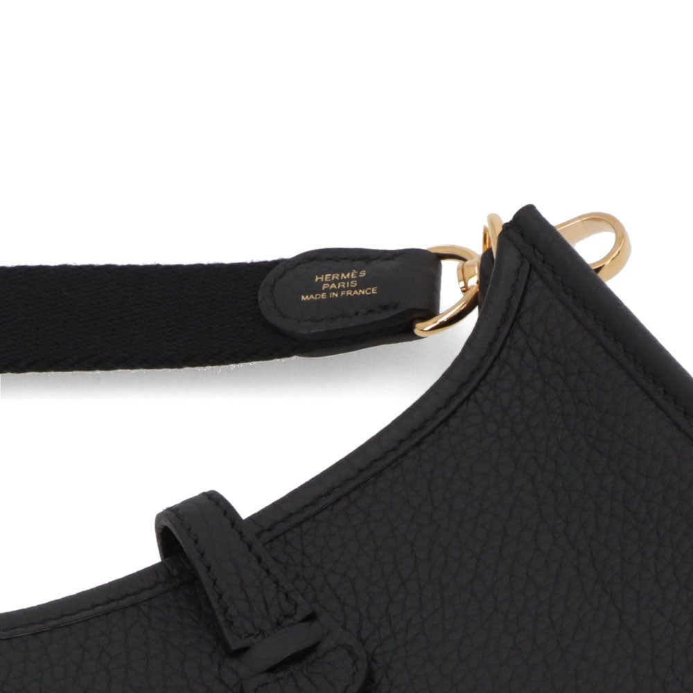 HERMES エヴリンTPM ブラック ゴールド金具 トリヨンクレマンス