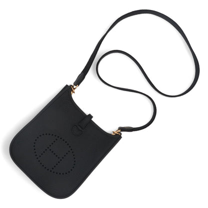 HERMES エヴリンTPM ブラック ゴールド金具 トリヨンクレマンス