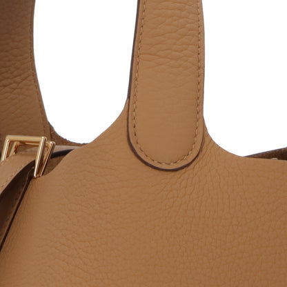 HERMES ピコタンロックMM ビスキュイ ゴールド金具