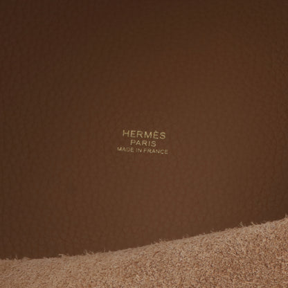 HERMES ピコタンロックMM ビスキュイ ゴールド金具