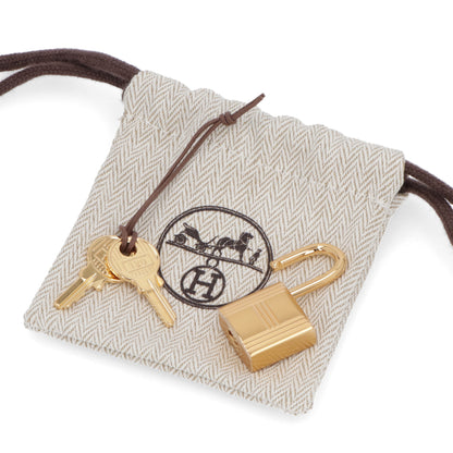 HERMES ピコタンロックPM ベージュマルファ ゴールド金具