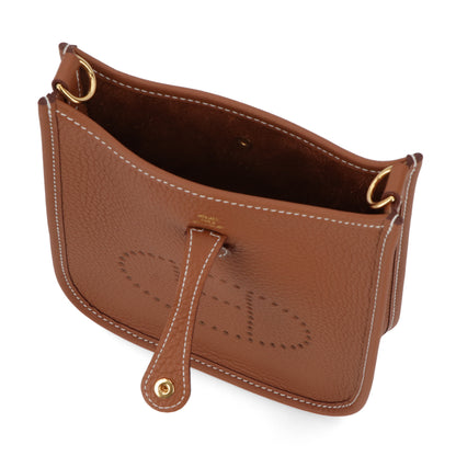 HERMES エヴリンTPM ゴールド ゴールド金具