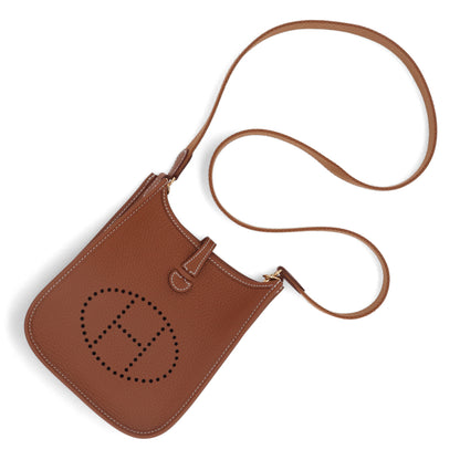 HERMES エヴリンTPM ゴールド ゴールド金具
