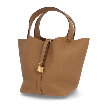 HERMES ピコタンロックMM ビスキュイ ゴールド金具