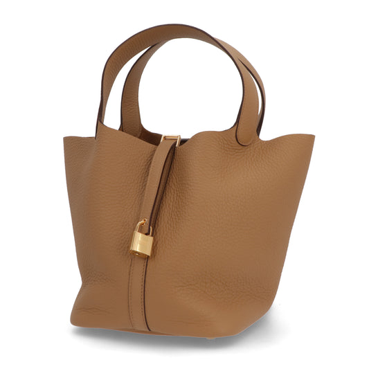 HERMES ピコタンロックMM ビスキュイ ゴールド金具