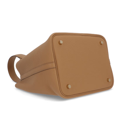 HERMES ピコタンロックMM ビスキュイ ゴールド金具