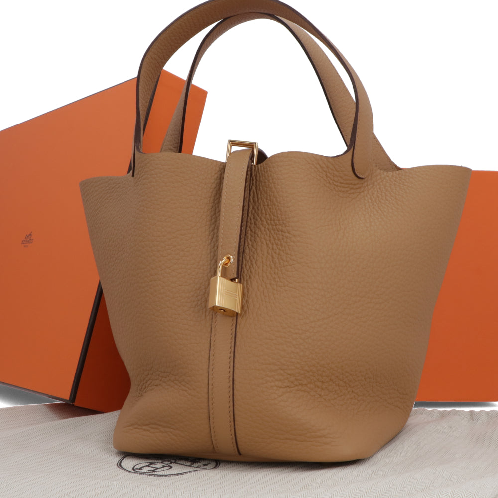 ピコ HERMES ピコタンロックMM ビスキュイ ゴールド金具 – LE CHIEN