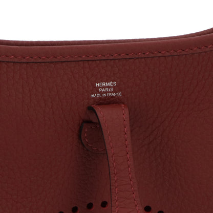 エルメス HERMES バッグ エヴリン TPM (16) レディース レッド系 ルージュＨ オレンジフィールド ローズティリアン シルバー金具 トリヨンクレマンス W刻印
