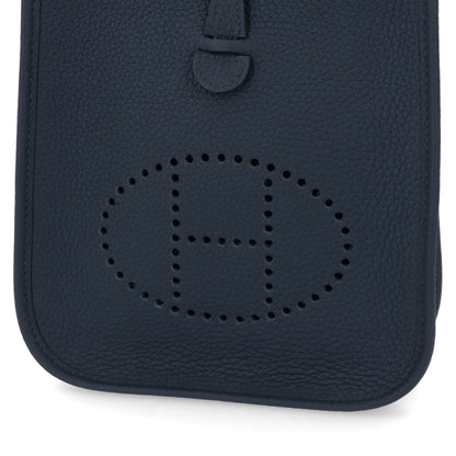 HERMES エヴリンTPM ブルードプリュス ゴールド金具