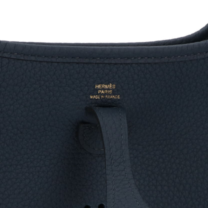 HERMES エヴリンTPM ブルードプリュス ゴールド金具