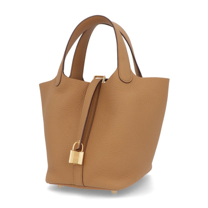 HERMES ピコタンロックPM ビスキュイ ゴールド金具