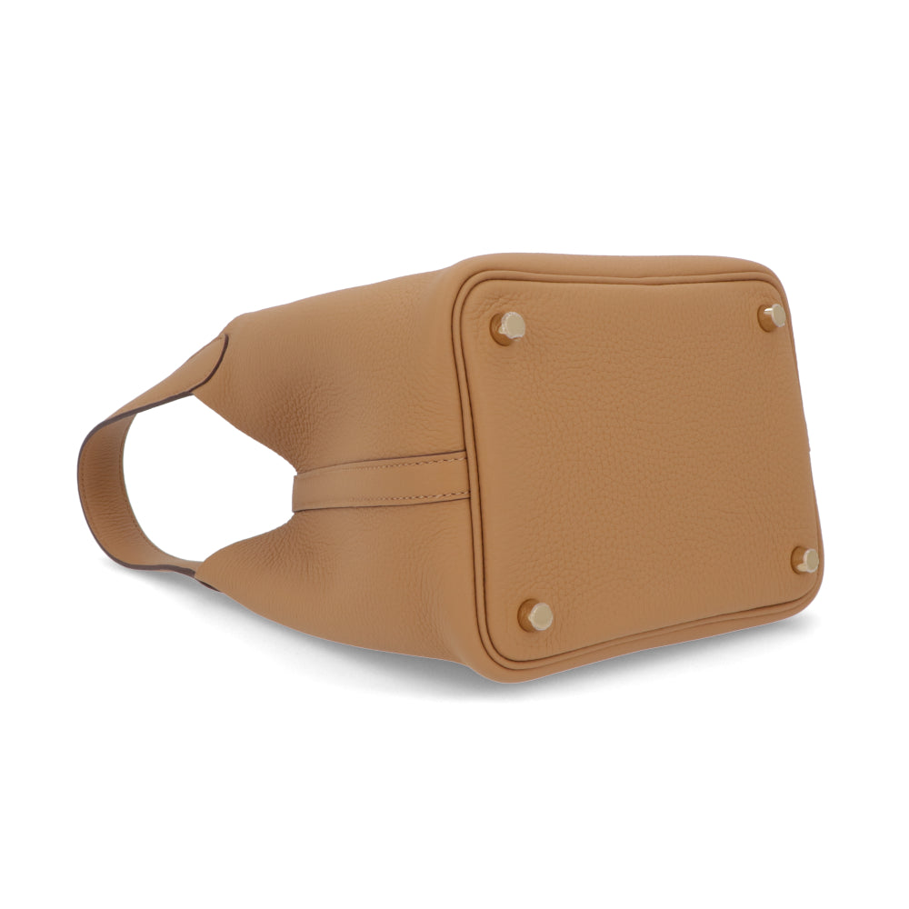 HERMES ピコタンロックPM ビスキュイ ゴールド金具