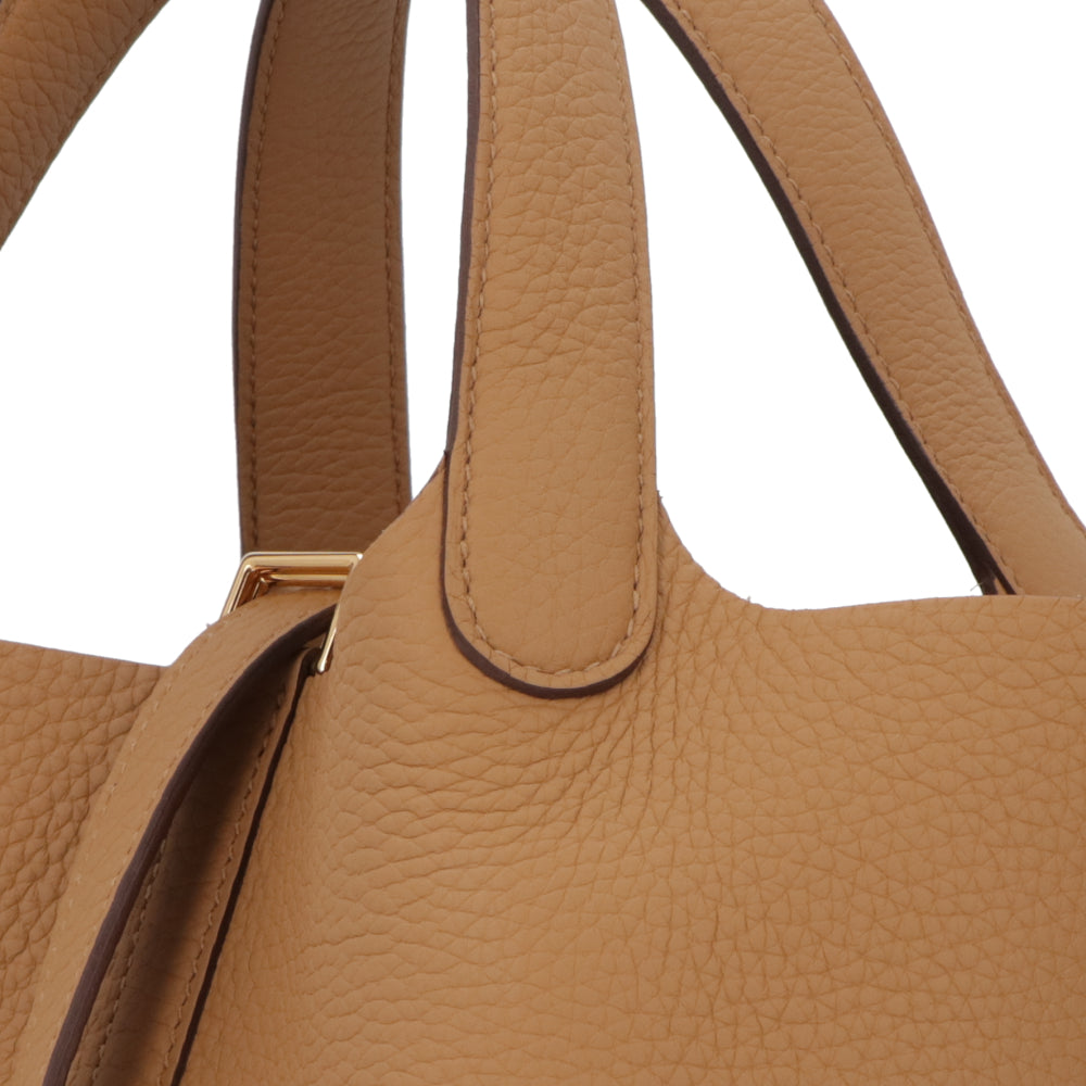 HERMES ピコタンロックPM ビスキュイ ゴールド金具