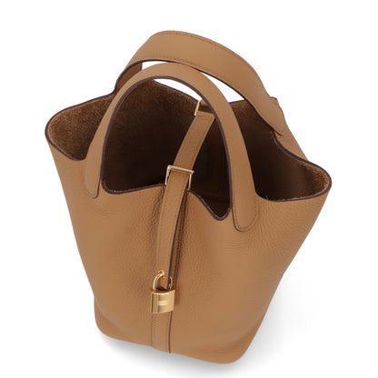 HERMES ピコタンロックPM ビスキュイ ゴールド金具