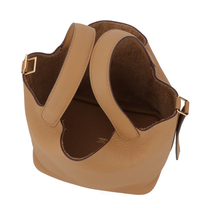 HERMES ピコタンロックPM ビスキュイ ゴールド金具