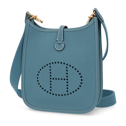 HERMES エヴリンTPM ニューブルージーン ゴールド金具