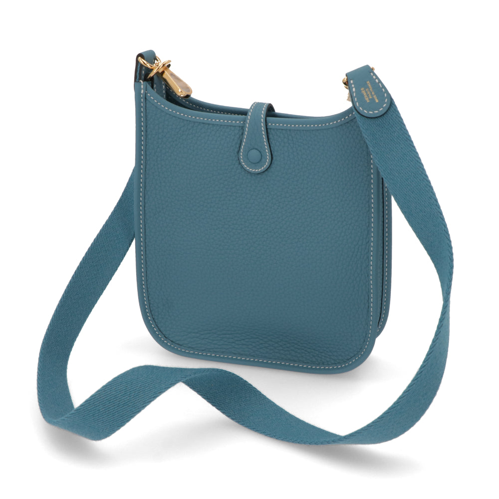 HERMES エヴリンTPM ニューブルージーン ゴールド金具