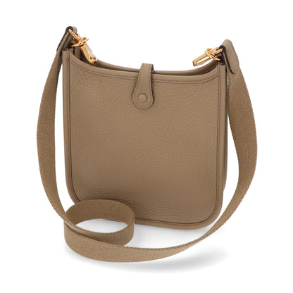 HERMES エヴリンTPM ベージュマルファ ゴールド金具