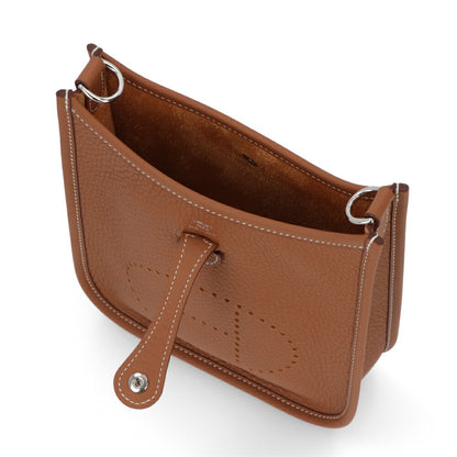 HERMES エヴリンTPM ゴールド シルバー金具
