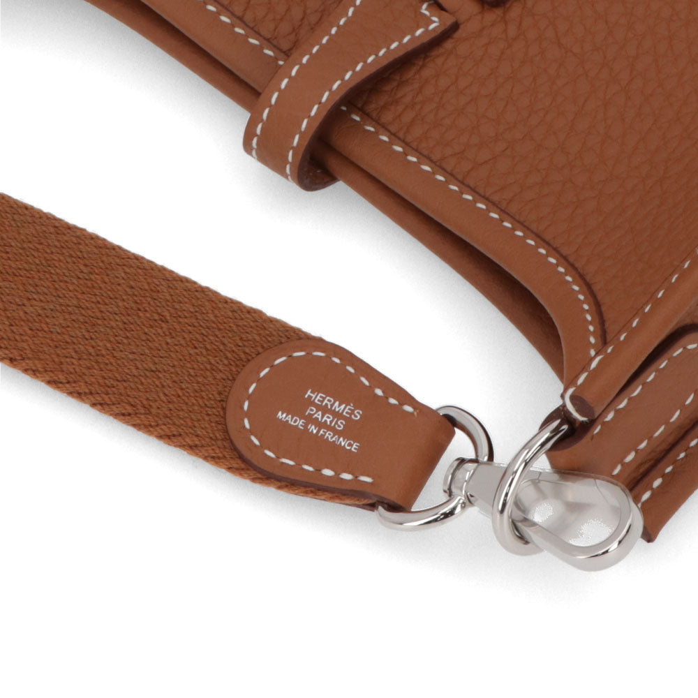 HERMES エヴリンTPM ゴールド シルバー金具