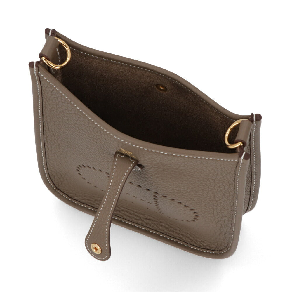 HERMES エヴリンTPM エトゥープ ゴールド金具