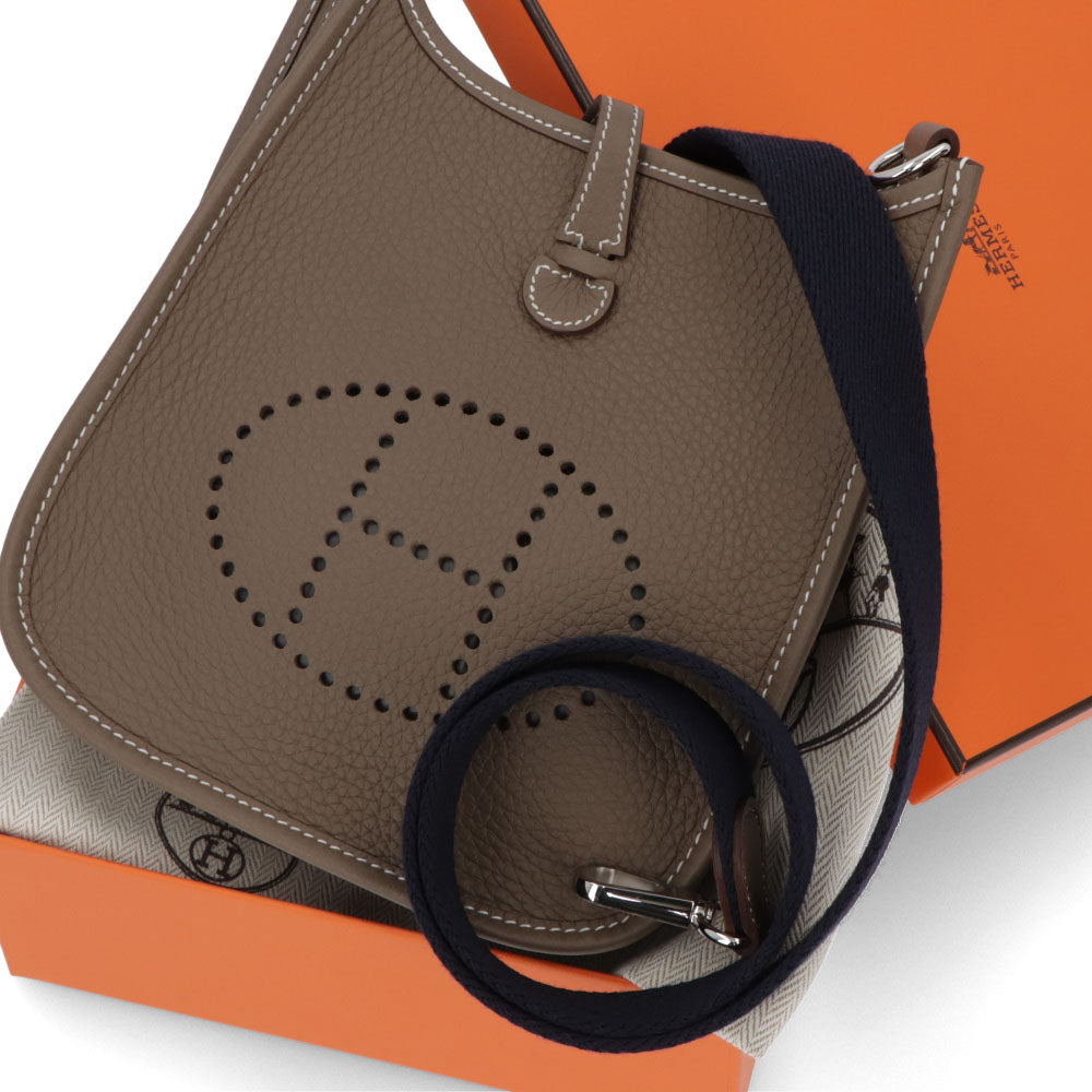 HERMES エヴリンTPM エトゥープ シルバー金具