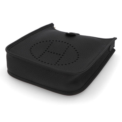 HERMES エヴリンTPM ブラック ゴールド金具