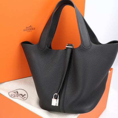 HERMES ピコタンロックMM ブラック シルバー