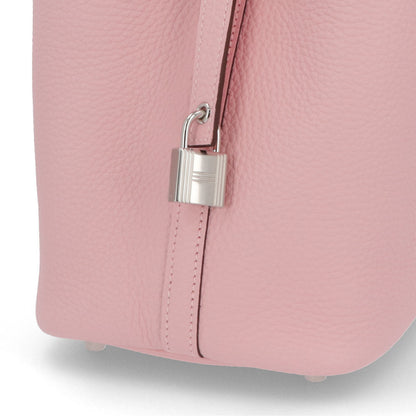 HERMES ピコタンロックPM  ローズサクラ シルバー金具