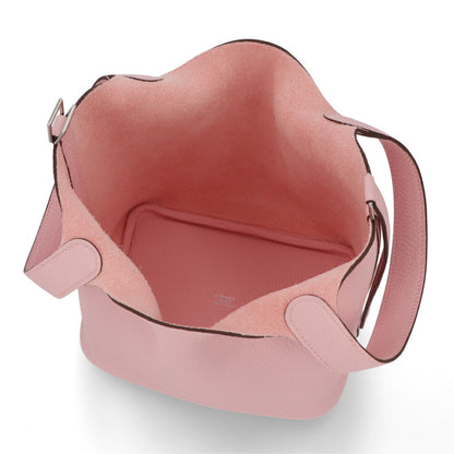 HERMES ピコタンロックPM  ローズサクラ シルバー金具