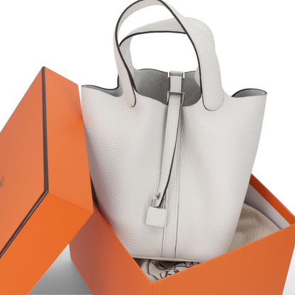 HERMES ピコタンロックPM ニューホワイト シルバー