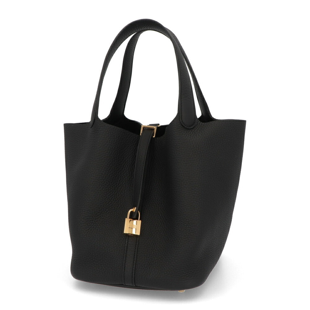 HERMES ピコタンロックMM ブラック ゴールド