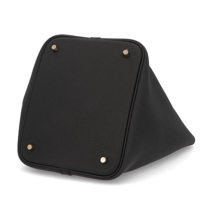 HERMES ピコタンロックMM ブラック ゴールド