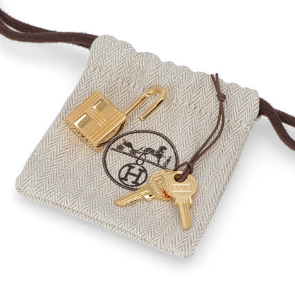 HERMES ピコタンロックMM ブラック ゴールド