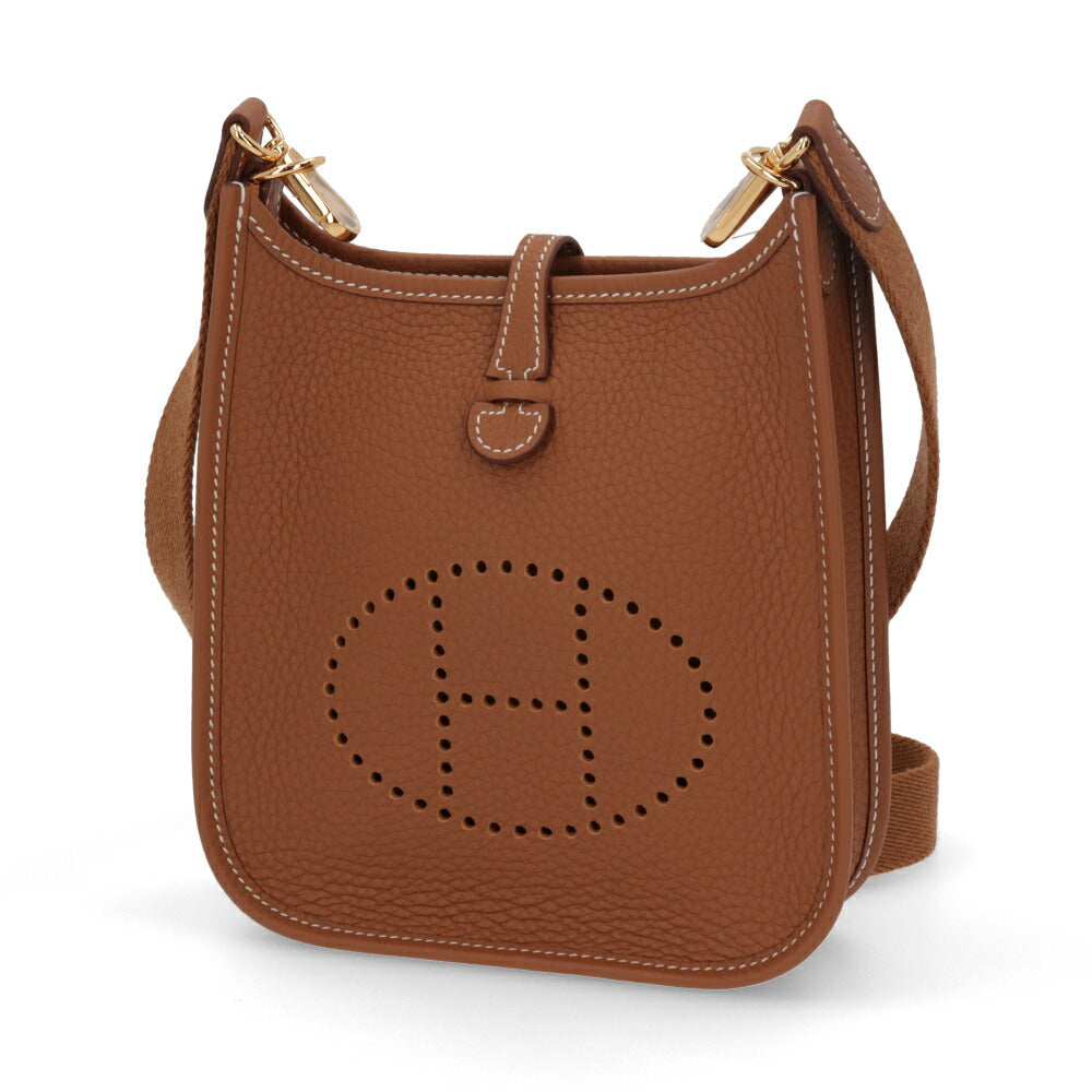 HERMES エヴリン TPM (16) ブラウン系 ゴールド