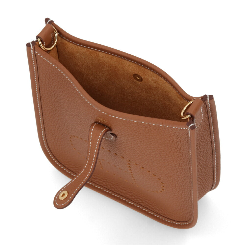 HERMES エヴリン TPM (16) ブラウン系 ゴールド