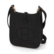 HERMES エヴリン TPM (16) ブラック ゴールド金具