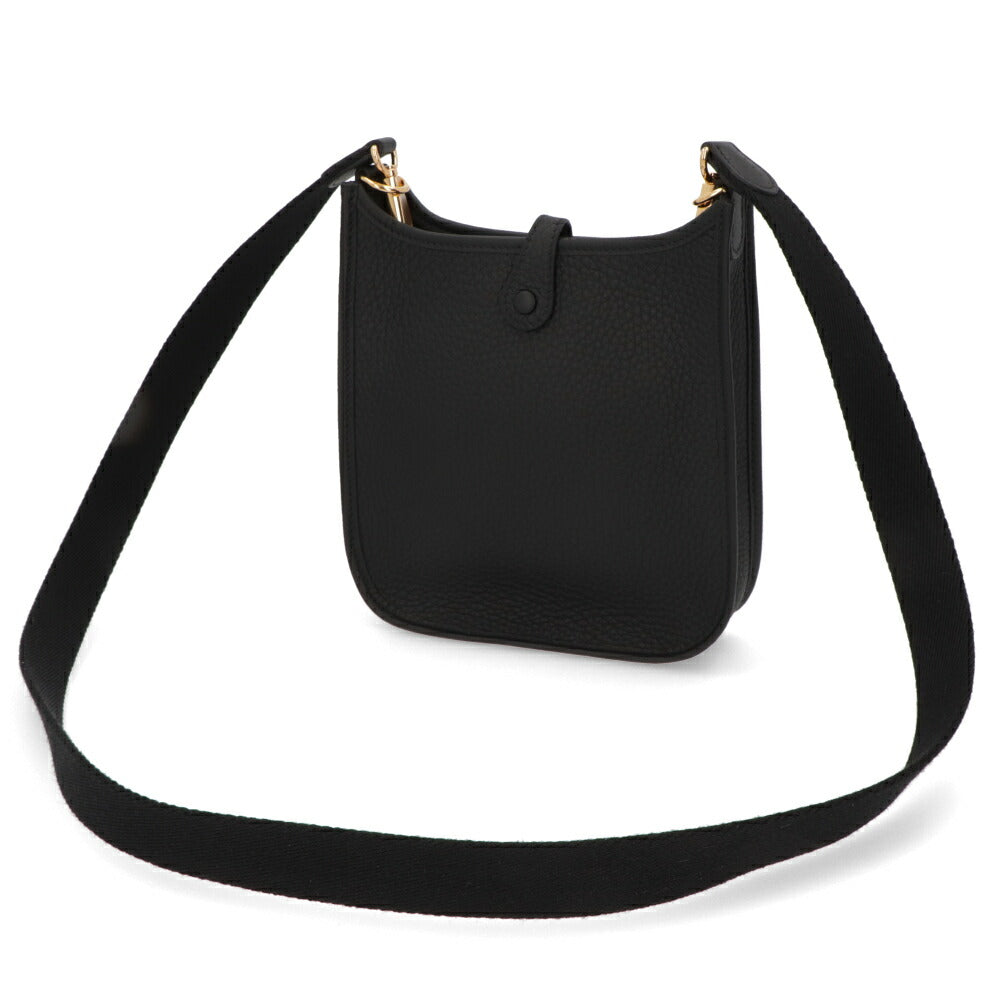 HERMES エヴリン TPM (16) ブラック ゴールド金具