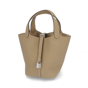 HERMES ピコタンロック PM (18) ベージュ系 トレンチ シルバー金具