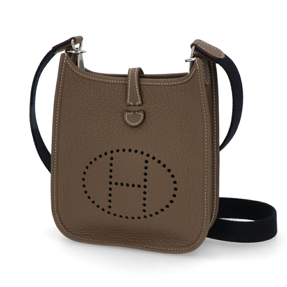 HERMES エヴリン TPM (16) グレー系 エトゥープ シルバー金具