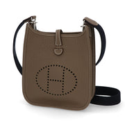HERMES エヴリン TPM (16) グレー系 エトゥープ シルバー金具