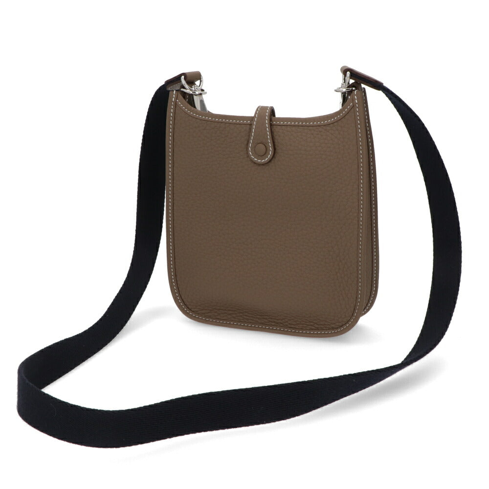 HERMES エヴリン TPM (16) グレー系 エトゥープ シルバー金具